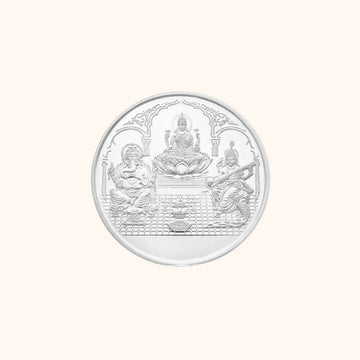 10 Gms Ashirvadam Silver Coin